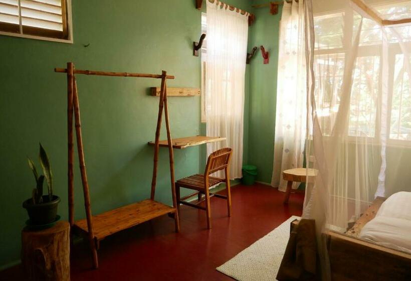 اتاق استاندارد با چشم‌انداز باغ, Jinja Backpackers