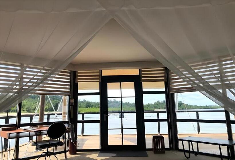 디럭스 테라스 룸 바다 전망, Kiki Beach Resort, Batam