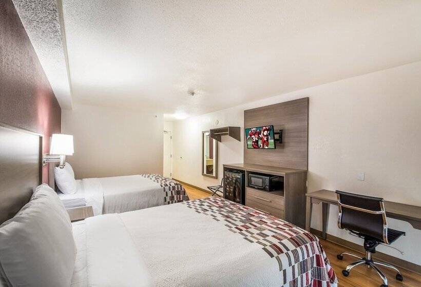 Номер Стандарт 2 Двуспальные Кровати, Red Roof Inn Rochester – Airport