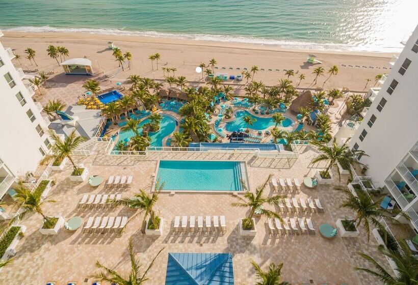 带2个双人床的标准工作室, Margaritaville Hollywood Beach Resort
