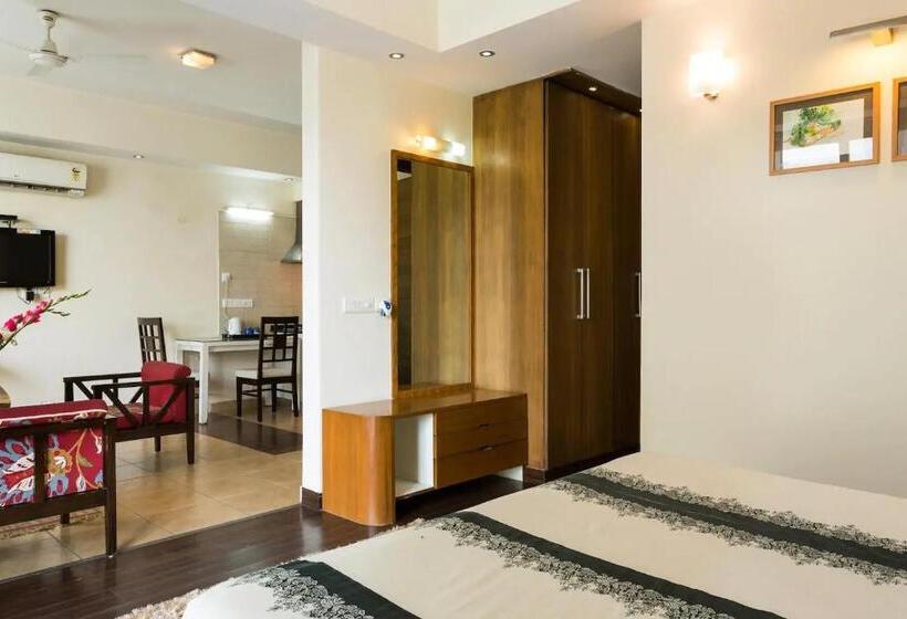 آپارتمان 1 خوابه, Perch Service Apartment  Sector 40