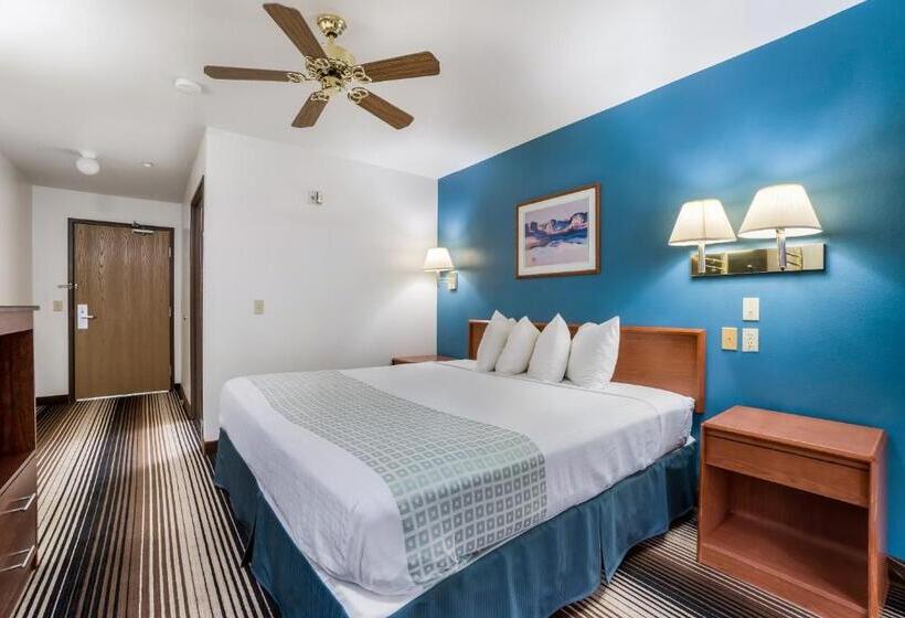 장애인을 위한 킹사이즈 침대 스탠다드 룸, Americas Best Value Inn Green River