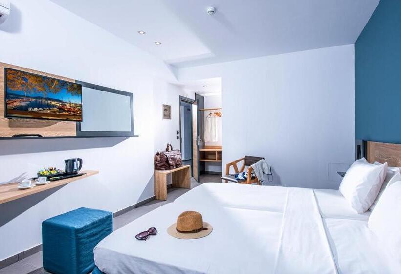 اتاق اساندارد با چشم‌انداز جانبی به دریا, Infinity Blue Boutique Hotel & Spa   Adults Only