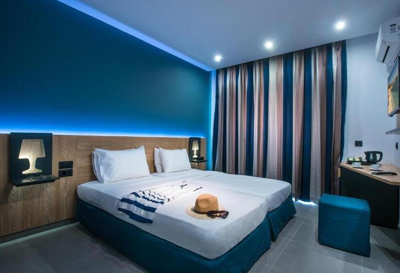 اتاق استاندارد سه تخته با بالکن, Infinity Blue Boutique Hotel & Spa   Adults Only