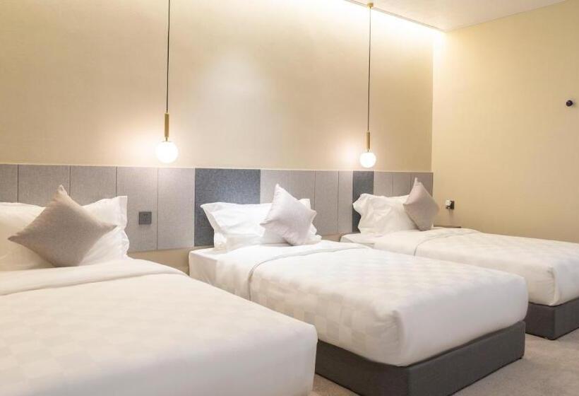 Quarto Triplo Estandar, Puzzle Hotel Guangzhou Fenghuang New Village Subway Station