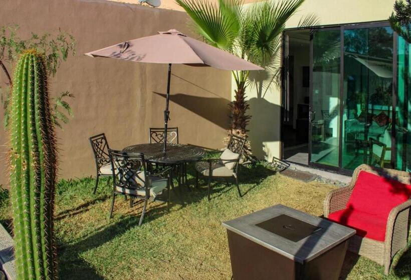 庭の見えるジュニアスイート, Boutique Valle De Guadalupe & Spa