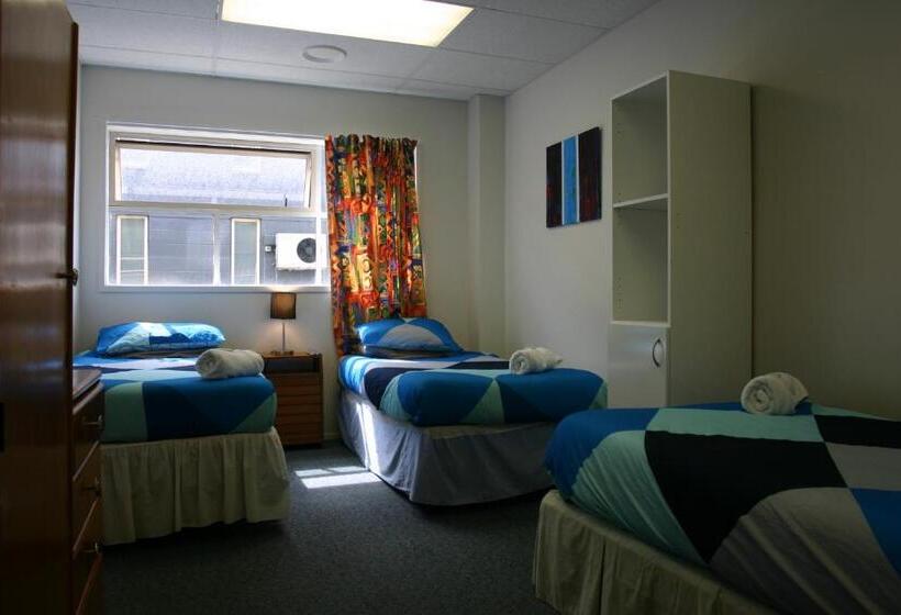 Quarto Quádruplo Estandar, Backpackers Central Hamilton
