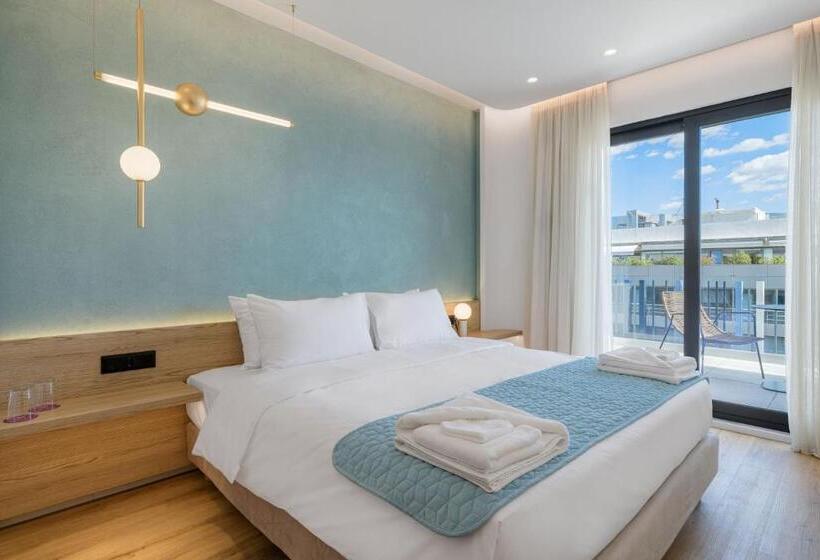 발코니가 있는 스위트, Acropolis Magenta Luxury Suites