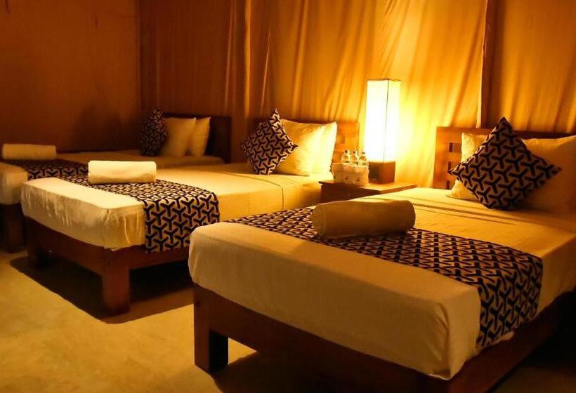 اتاق لوکس سه تخته, Athgira River Camping   Udawalawe
