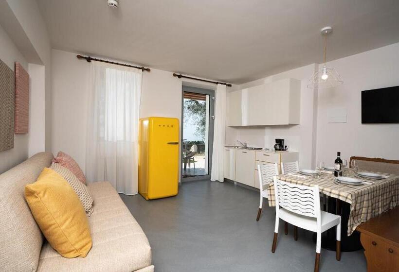 Standard studio with lake view, Residence Arca