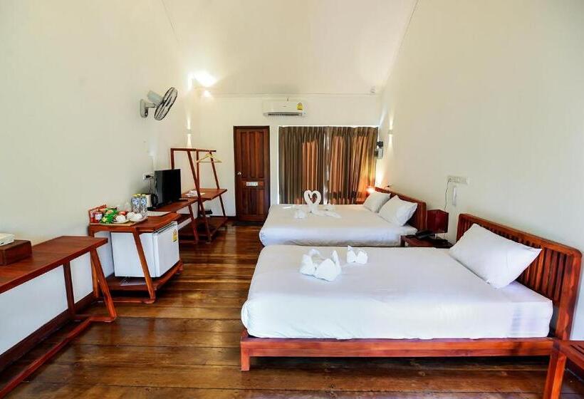 스탠다드 방갈로 정원 전망, Vang Vieng Eco Lodge