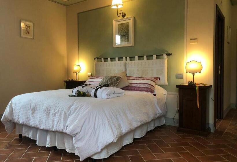 اتاق سوپریور با چشم‌انداز باغ, La Cantina Relais  Fattoria Il Cipresso