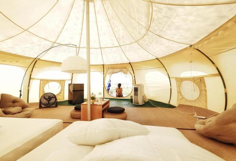 اتاق لوکس با چشم‌انداز دریا, Nacpan Beach Glamping Managed By H Hospitality Group