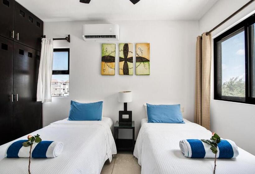 Apartament 2 Sypialnie Widok Morze, Vela S Condos Ocean Front