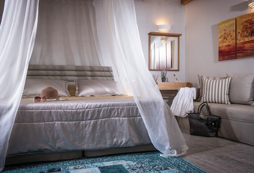 Люкс Кровать Кинг, Omiros Boutique Hotel   Adults Only
