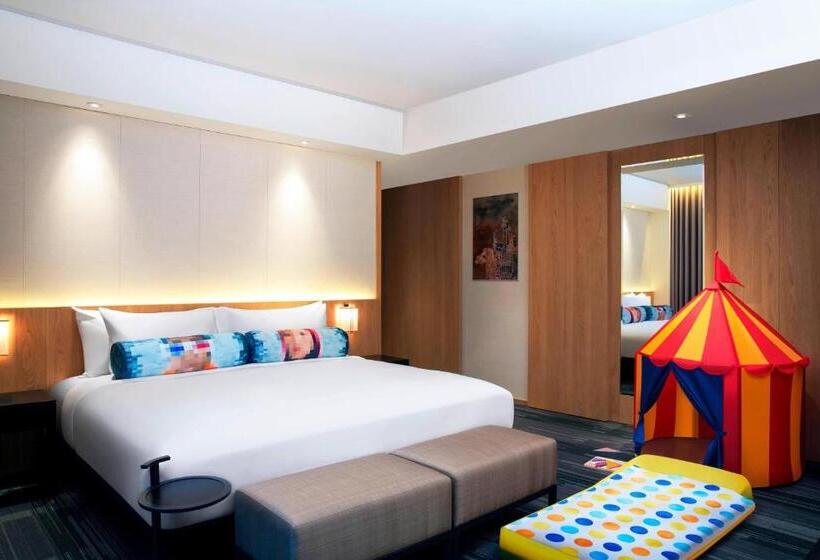 اتاق استاندارد با تخت بزرگ, Aloft Taipei Zhongshan