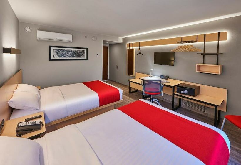 Номер Стандарт 2 Двуспальные Кровати, City Express Plus By Marriott Ciudad De México Periférico Sur Tlalpan