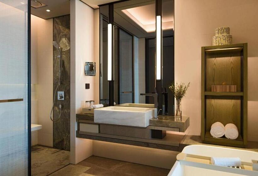 キングサイズベッドのエクゼクティブルーム, Shenzhen Marriott Hotel Nanshan