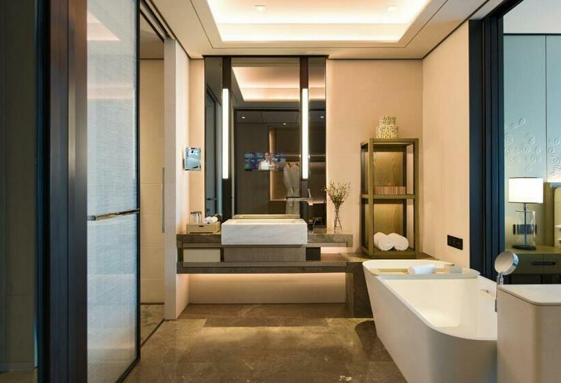 キングサイズベッドのエクゼクティブルーム, Shenzhen Marriott Hotel Nanshan
