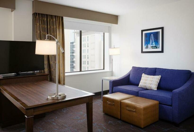 סטודיו סטנדרט, מיטה זוגית, Hampton Inn & Suites Dallas Downtown
