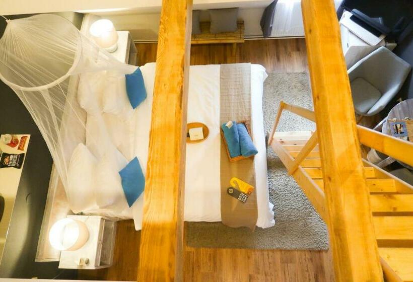 스탠다드 룸 더블 침대 2개, Lodge Seaside Boutique