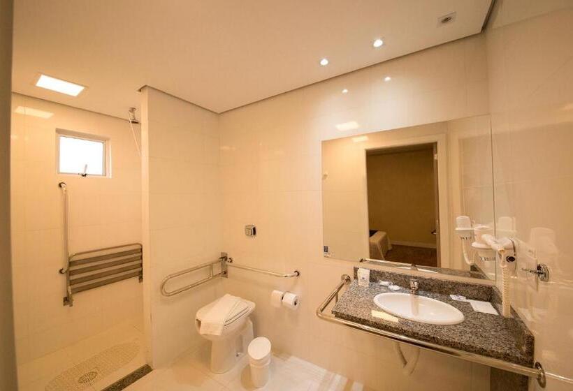 适合残疾人使用的标准间, Hiber Hotel   Acesso A Chapecó