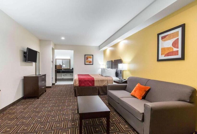 장애인을 위한 킹사이즈 침대 스탠다드 룸, Scottish Inns & Suites Spring   Houston North