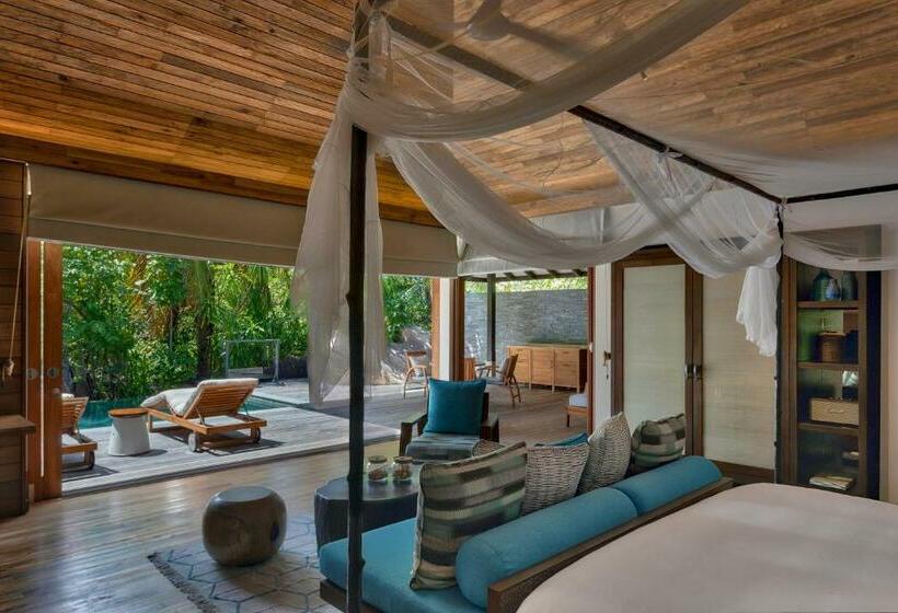 ویلای یک اتاق خوابه با استخر شنا, Six Senses Zil Pasyon, Seychelles