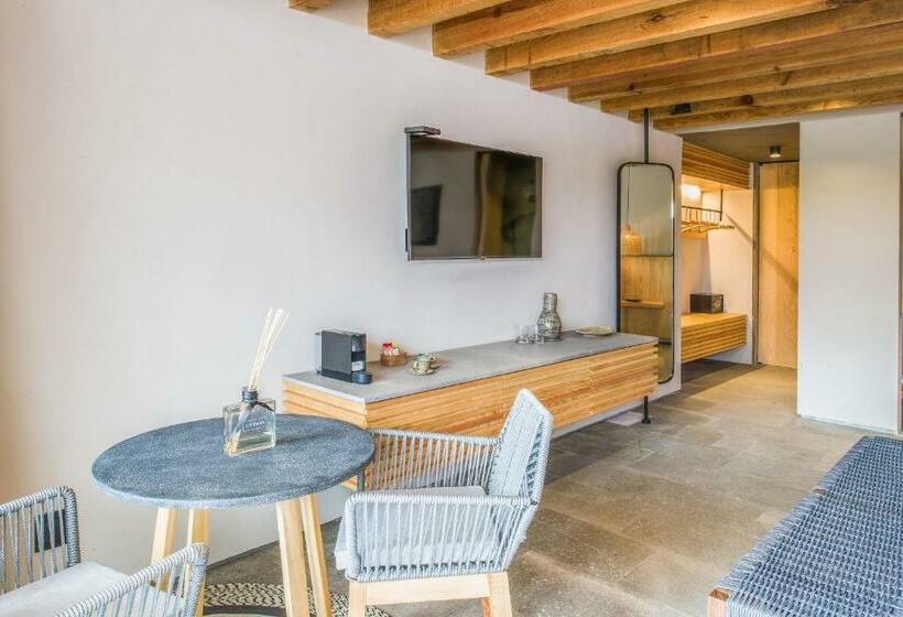 キングサイズベッドのスイートルーム, El Lugar Del Que Te Hable Hotel Boutique