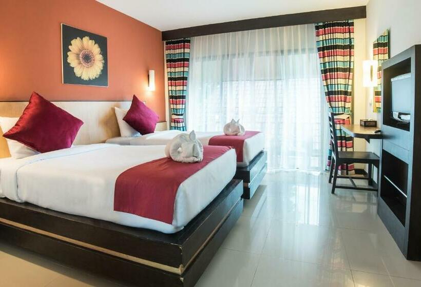 Номер Стандарт Вид на Сад, Chiangkhong Teak Garden Riverfront Onsen Hotel  Sha Extra Plus