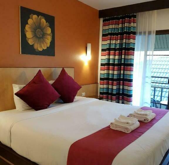 Номер Стандарт Вид на Сад, Chiangkhong Teak Garden Riverfront Onsen Hotel  Sha Extra Plus
