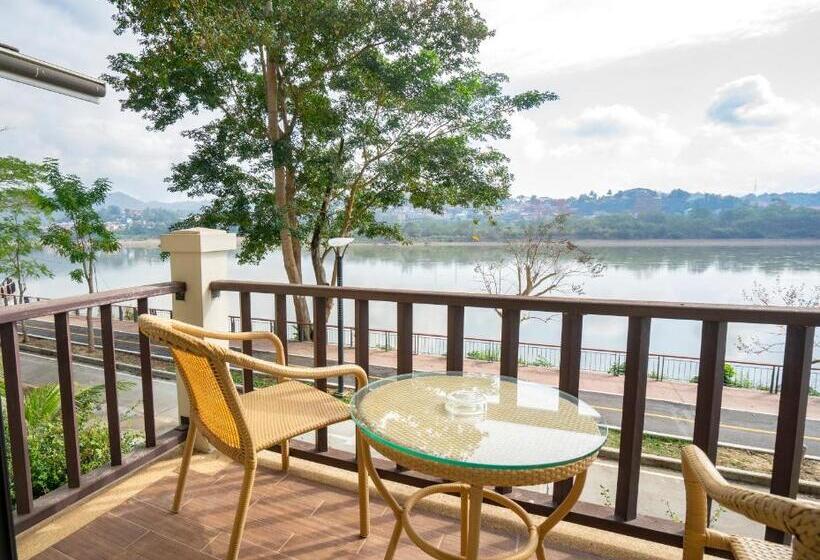 Номер Стандарт Вид на Реку, Chiangkhong Teak Garden Riverfront Onsen Hotel  Sha Extra Plus