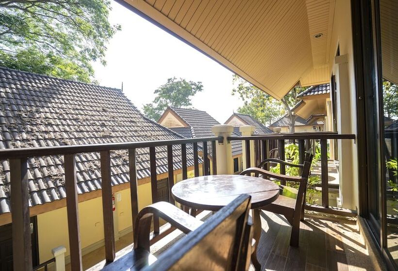 Номер Стандарт Вид на Сад, Chiangkhong Teak Garden Riverfront Onsen Hotel  Sha Extra Plus