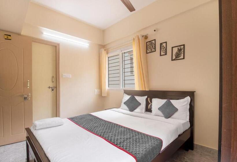 חדר סטנדרט עם מיטת קינג, 2 Bhk Service Apartments   Manyata Tech Park