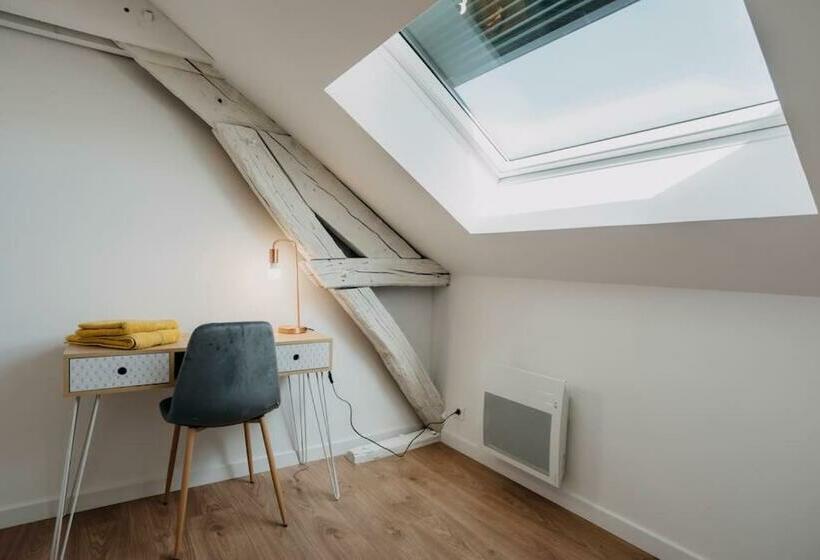 Номер Стандарт, Coeur De Ville #h3   Wifi Et Netflix   Lave Linge   Logement Partagé   Chambre Privée