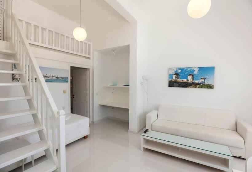 דירת חדר עם טרסה, Adikri Villas & Suites