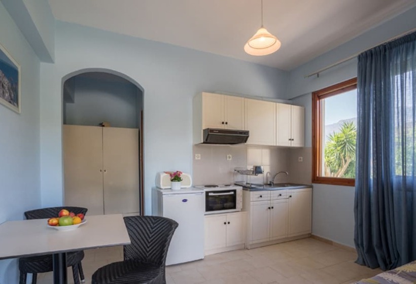 带1个卧室带花园景观的公寓, Anthos Apartments