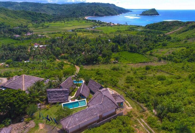 غرفة قياسية سرير كينج, Blue Monkey Retreat Areguling Lombok