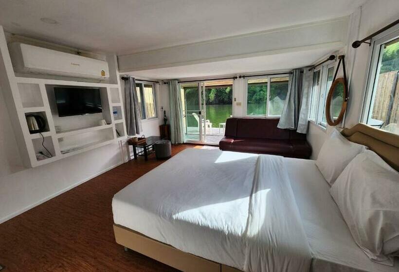 Standard studio with lake view, Lake Hill Resort Kanchanaburi