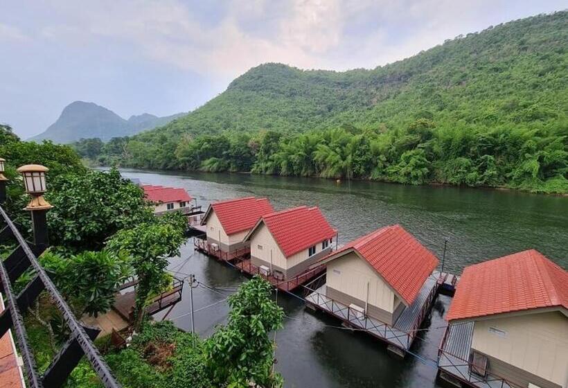 Standard studio with lake view, Lake Hill Resort Kanchanaburi