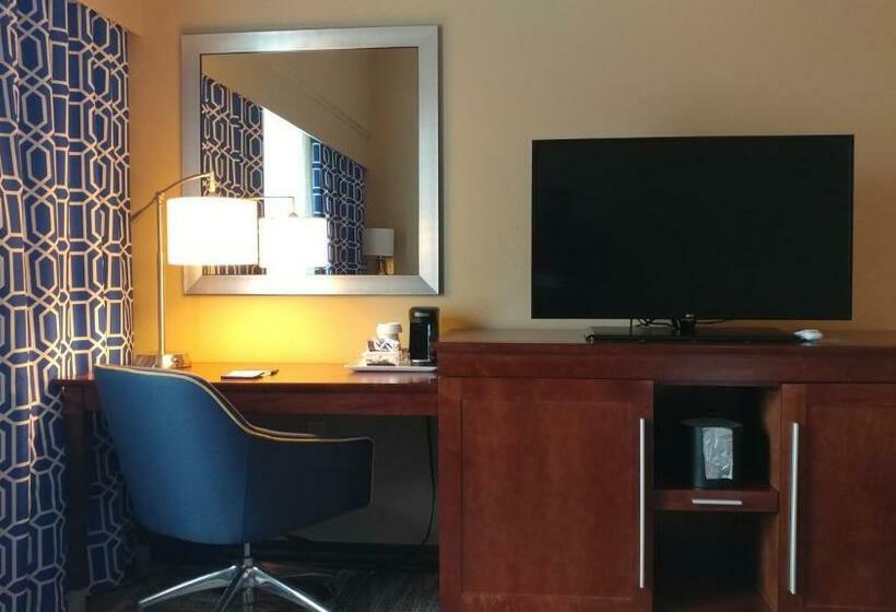 带大床的豪华间, Hampton Inn Lexington Medical Center