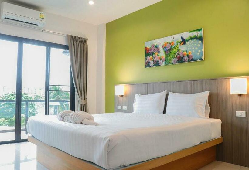 חדר דלוקס עם מרפסת, S2 Airport Residence