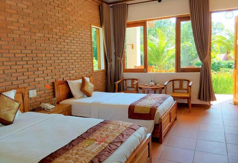 اتاق خانوادگی با چشم‌انداز باغ, The Garden House Phu Quoc Resort