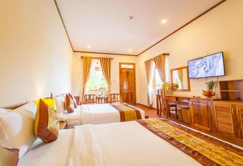 اتاق خانوادگی با چشم‌انداز باغ, The Garden House Phu Quoc Resort