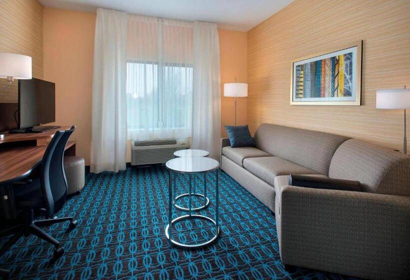 Люкс Адаптированный для Инвалидов, Fairfield Inn & Suites By Marriott Syracuse Carrier Circle