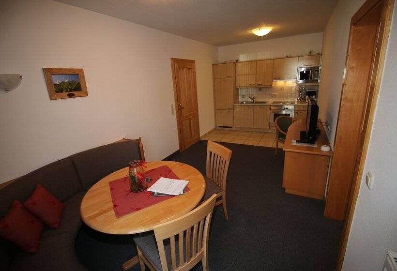 آپارتمان 2 خوابه با بالکن, Appartements Wieshof