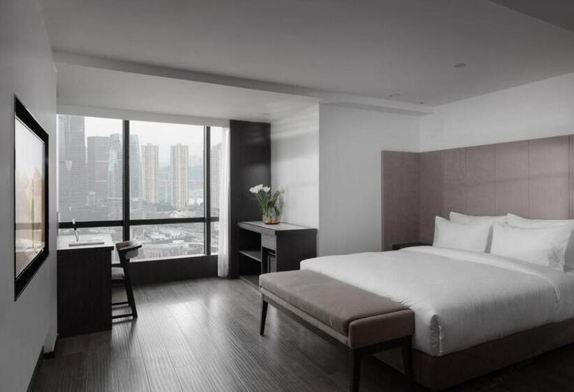 اتاق سوپریور با چشم‌انداز شهر, Jinxi Aerial Riverview Hotel   Chongqing Jiefangbei Hongya Cave