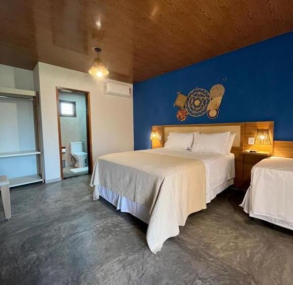 Трехместный Номер Стандарт Вид на Бассейн, Pousada Lençóis Eco Villa