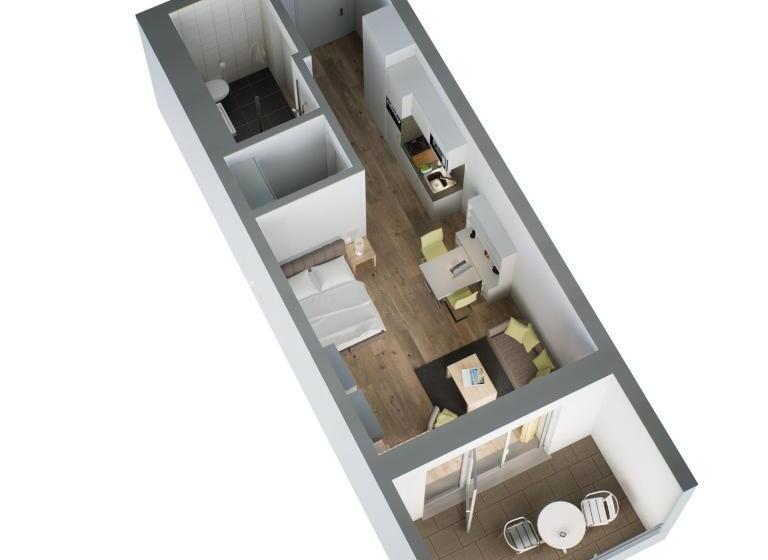 Студио Стандарт с Балконом, Adapt Apartments Wetzlar