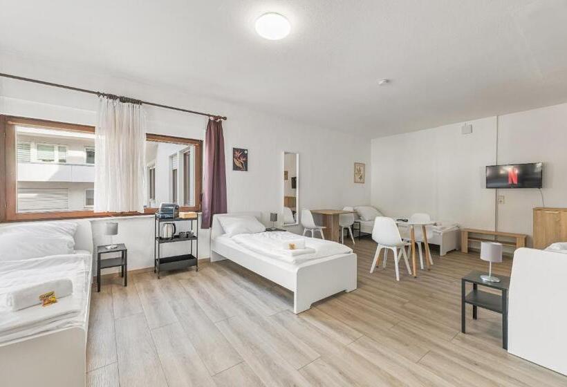Студия Стандарт, Home2stay Apartmenthaus Heilbronn City Kitchen Parking Highspeed Wifi Washroom